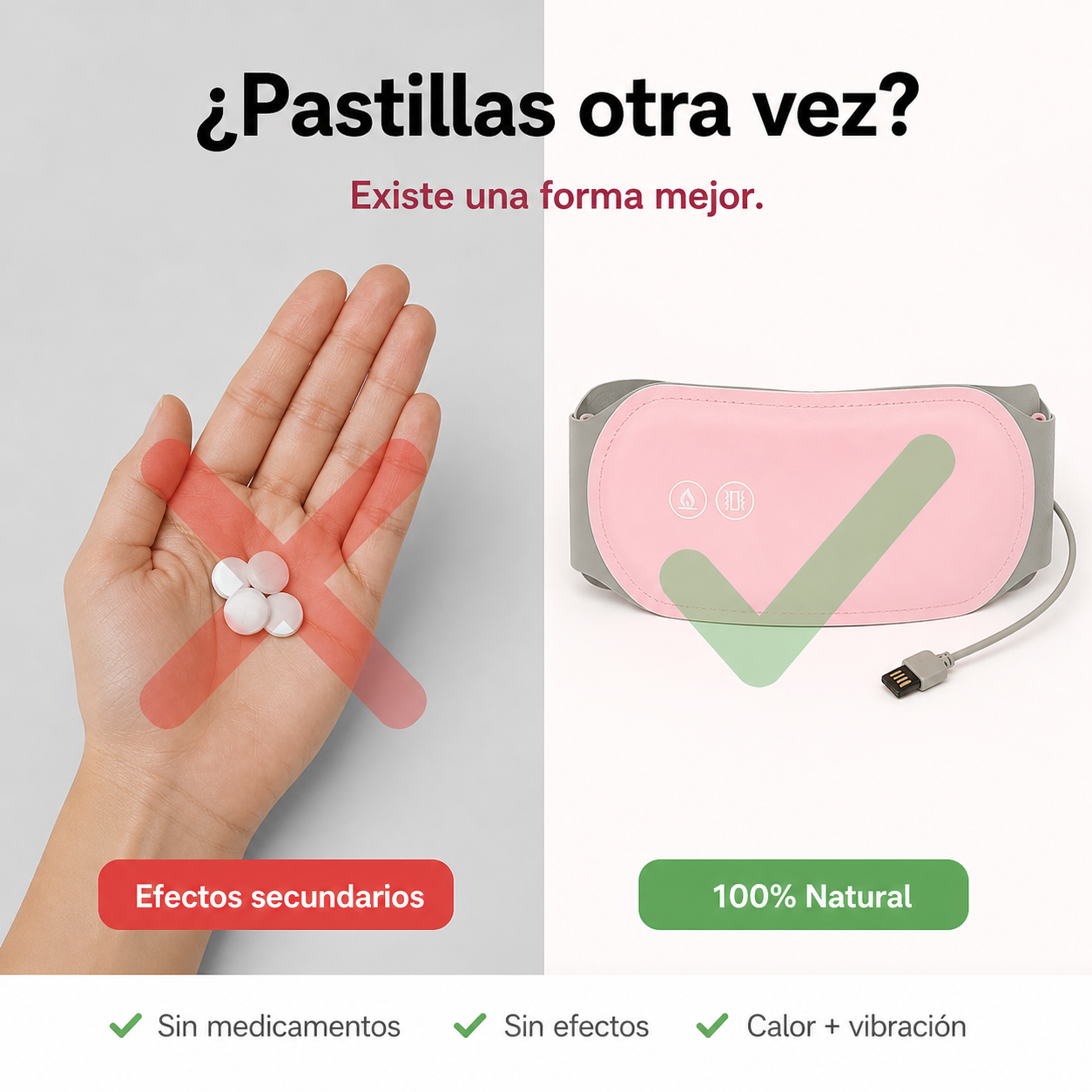 Lunara™ | Alivio Rápido Cada Ciclo Sin Pastillas