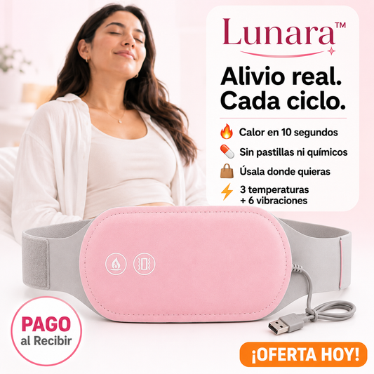 Lunara™ | Alivio Rápido Cada Ciclo Sin Pastillas