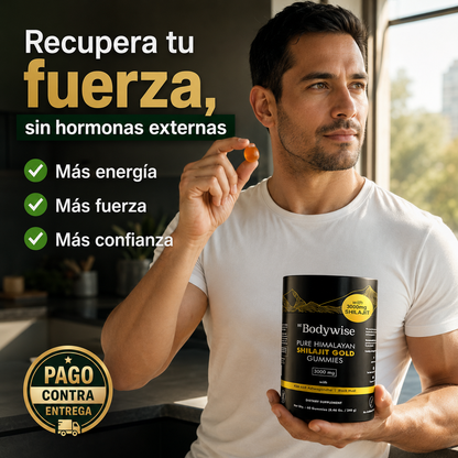 Shilajit Gold Gomitas | Energía Real Desde Adentro