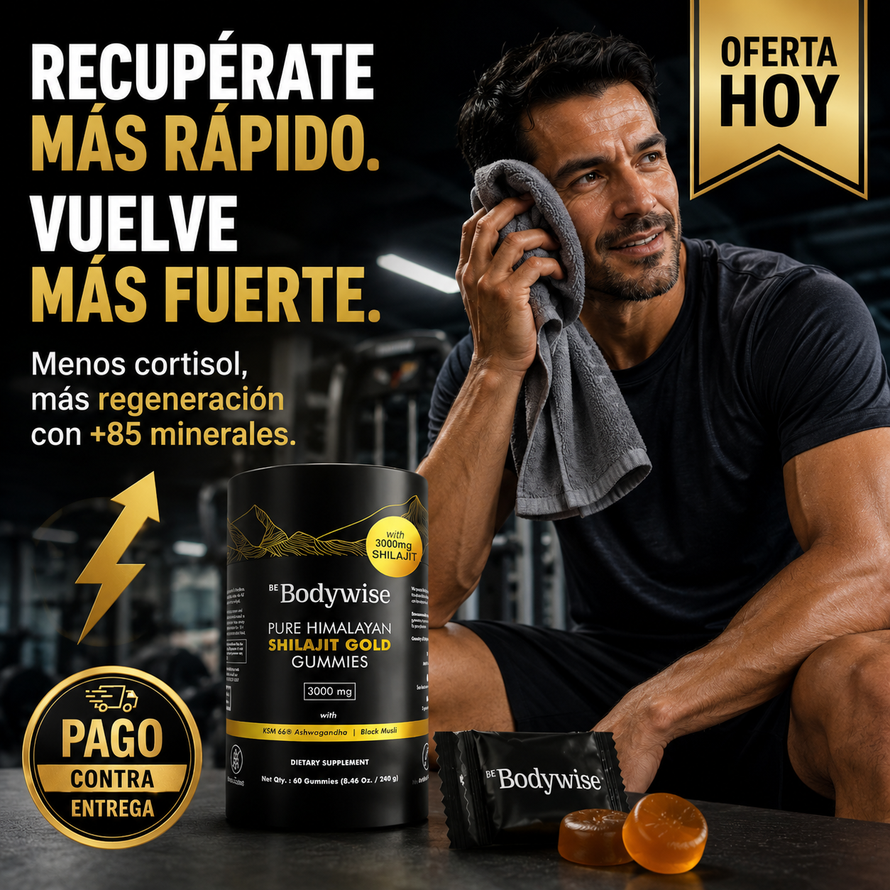 Shilajit Gold Gomitas | Energía Real Desde Adentro