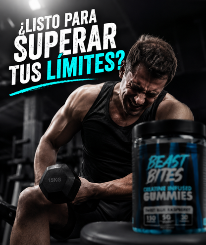 Beast Bites Gomitas de Creatina| Potencia Extrema para tus Entrenos