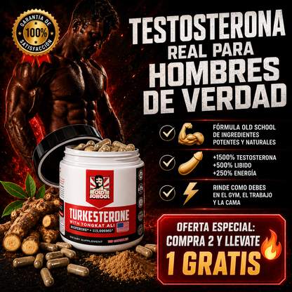 Turkesterona Old School | Fuerza, Energía Y Vitalidad
