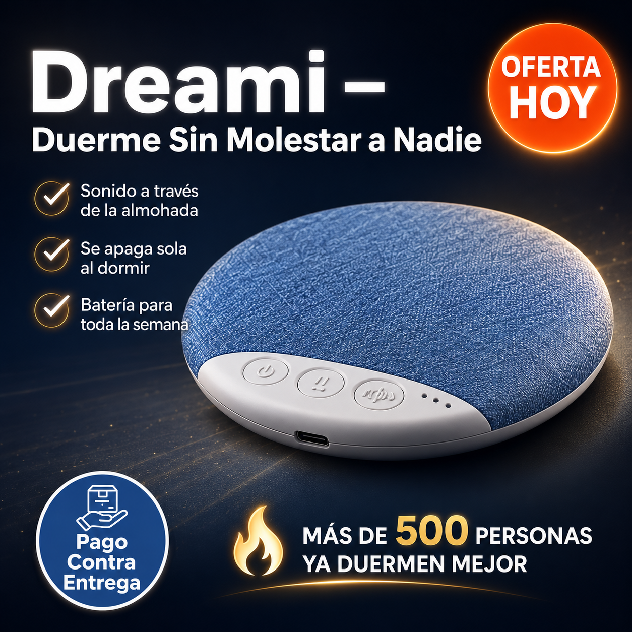 Dreami™ | Duerme Profundo Sin Molestar a Nadie